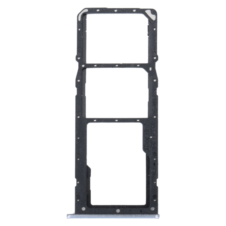 For Realme C31 SIM Card Tray + SIM Card Tray + Micro SD Card Tray (Silver) - Card Tray by buy2fix | Online Shopping UK | buy2fix