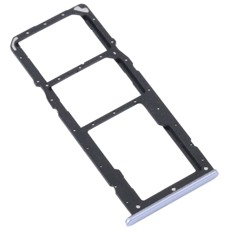 For Realme C31 SIM Card Tray + SIM Card Tray + Micro SD Card Tray (Silver) - Card Tray by buy2fix | Online Shopping UK | buy2fix