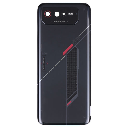 Original Glass Battery Back Cover for Asus ROG Phone 6 AI2201-C AI2201-F(Black) - Back Cover by buy2fix | Online Shopping UK | buy2fix