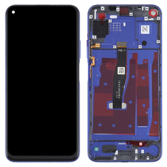 Original LCD Screen For Honor 20 / Huawei Nova 5T Digitizer Full Assembly with Frame(Blue) - LCD Screen by buy2fix | Online Shopping UK | buy2fix