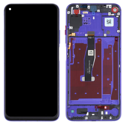 Original LCD Screen For Honor 20 / Huawei Nova 5T Digitizer Full Assembly with Frame(Purple) by buy2fix