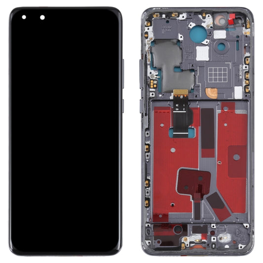 Original LCD Screen For Huawei P40 Pro Digitizer Full Assembly with Frame (Black) - LCD Screen by buy2fix | Online Shopping UK | buy2fix