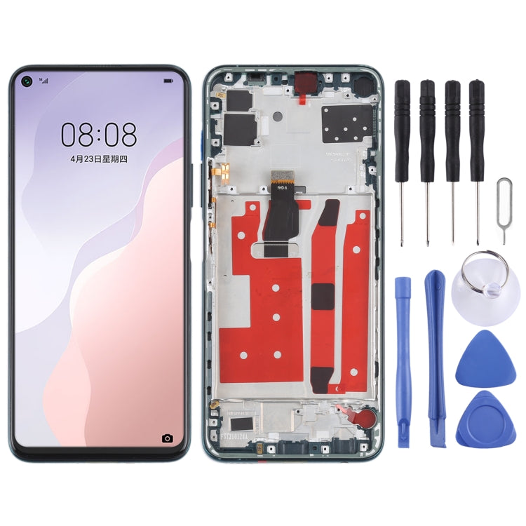 Original LCD Screen For Huawei Nova 7 SE / Honor 30S Digitizer Full Assembly with Frame(Green) - LCD Screen by buy2fix | Online Shopping UK | buy2fix