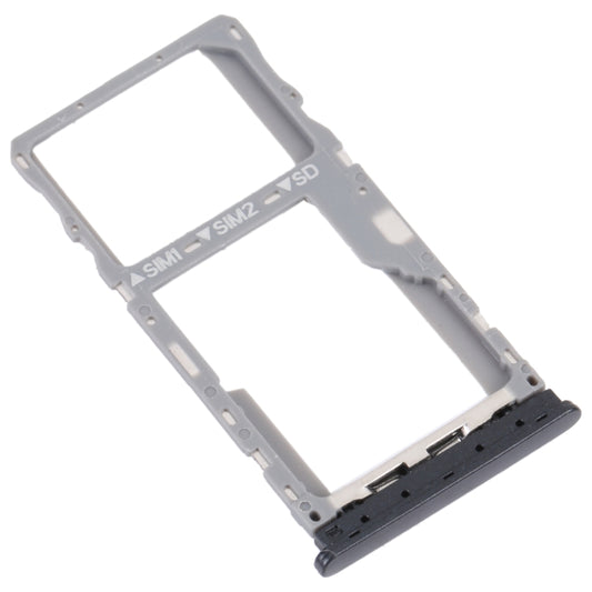 For TCL 20 SE Original SIM Card Tray + SIM / Micro SD Card Tray(Black) - For TCL by buy2fix | Online Shopping UK | buy2fix