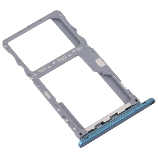 For Alcatel 1V 2020 Original SIM Card Tray + SIM / Micro SD Card Tray (Green) by buy2fix
