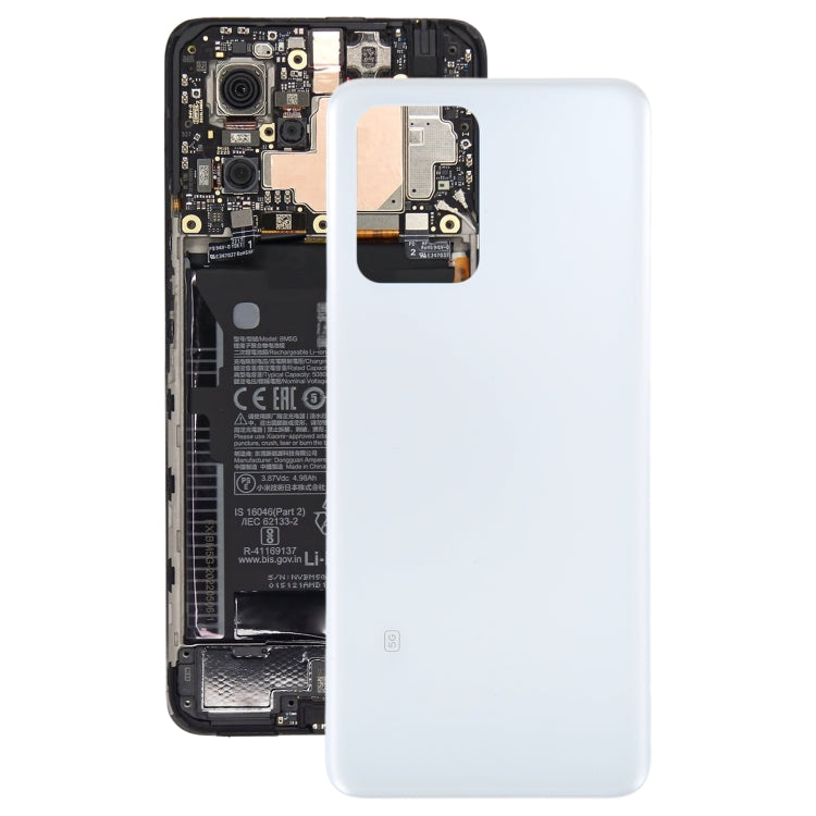 For Xiaomi Redmi Note 11T Pro / Note 11T Pro+ / Poco X4 GT Original Battery Back Cover(White) - Back Cover by buy2fix | Online Shopping UK | buy2fix