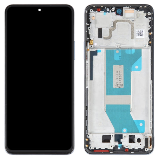 AMOLED Original LCD Screen For Xiaomi Redmi K50 / K50 Pro Digitizer Full Assembly with Frame (Blue) by buy2fix