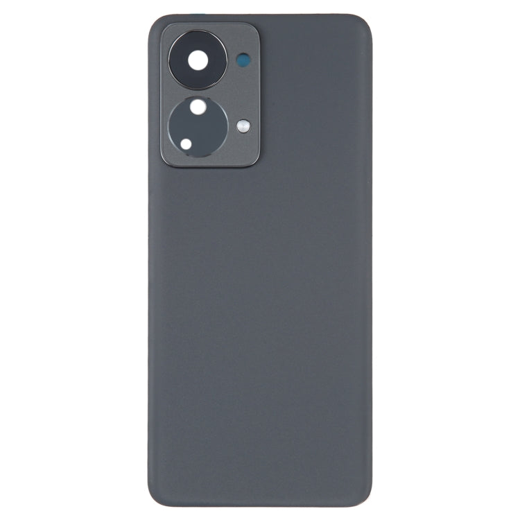 For OnePlus Nord 2T CPH2399 CPH2401 Battery Back Cover(Black) - Back Cover by buy2fix | Online Shopping UK | buy2fix