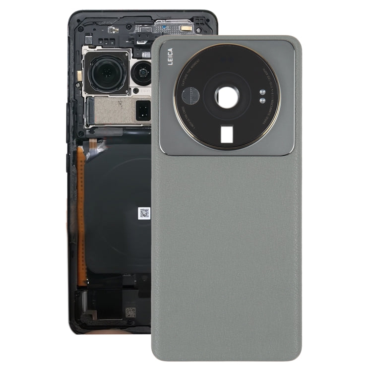 For Xiaomi 12S Ultra Original Battery Back Cover(Green) - Back Cover by buy2fix | Online Shopping UK | buy2fix