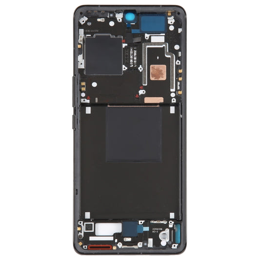 For Xiaomi 12S Ultra Original Front Housing LCD Frame Bezel Plate (Black) - Frame Bezel Plate by buy2fix | Online Shopping UK | buy2fix