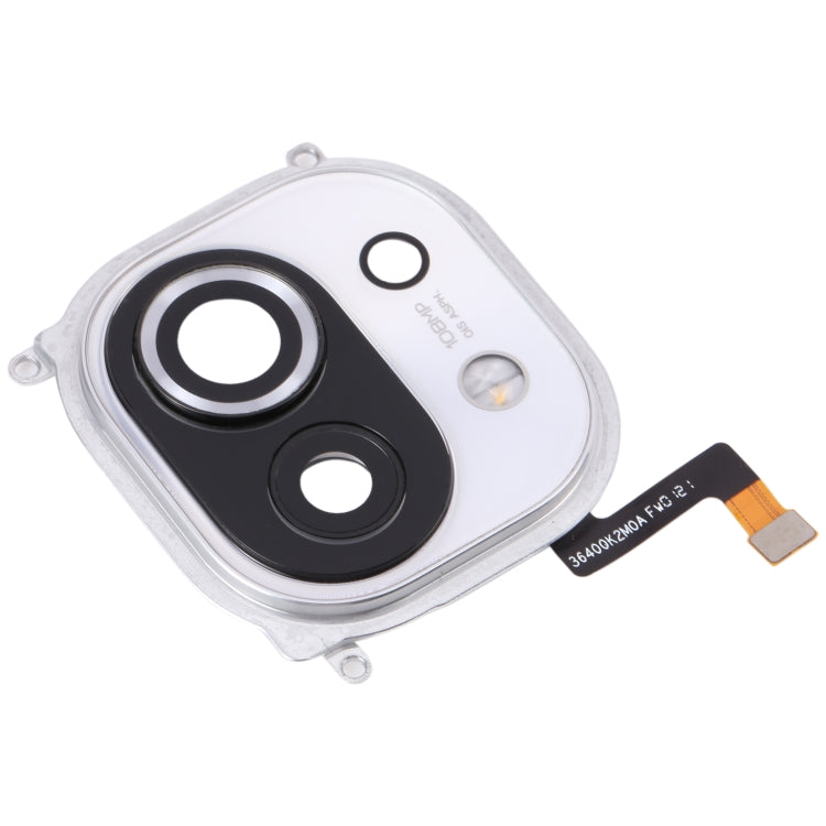 For Xiaomi Mi 11 Back Camera Lens Frame (White) - Camera by buy2fix | Online Shopping UK | buy2fix