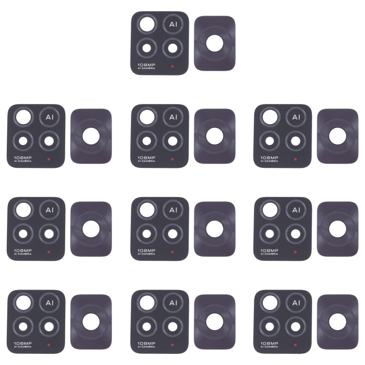 For Xiaomi Redmi Note 11 Pro 5G Global 10pcs Back Camera Lens - Camera by buy2fix | Online Shopping UK | buy2fix