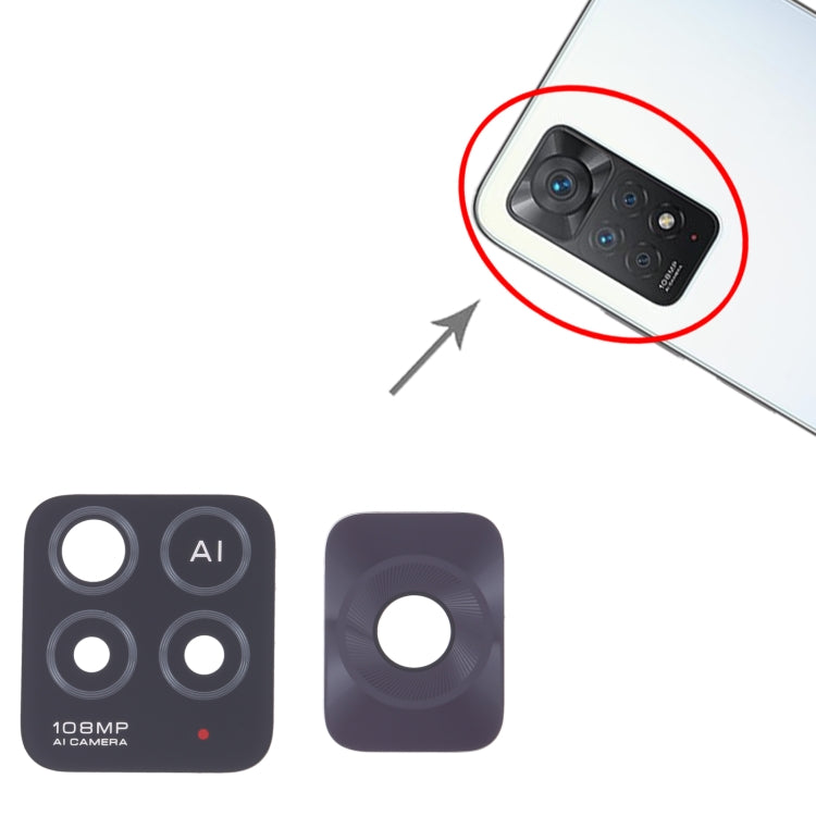 For Xiaomi Redmi Note 11 Pro 5G Global 10pcs Back Camera Lens - Camera by buy2fix | Online Shopping UK | buy2fix