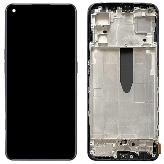 LCD Screen for OnePlus Nord CE 2 5G IV2201 Digitizer Full Assembly with Frame (Black) - LCD Screen by buy2fix | Online Shopping UK | buy2fix
