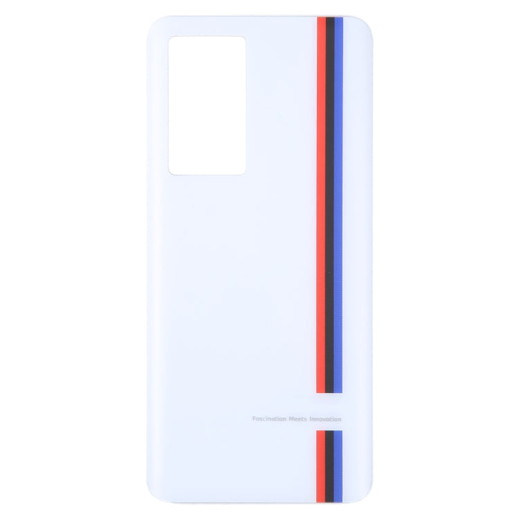 For vivo iQOO 8 OEM Glass Battery Back Cover(White) - Back Cover by buy2fix | Online Shopping UK | buy2fix
