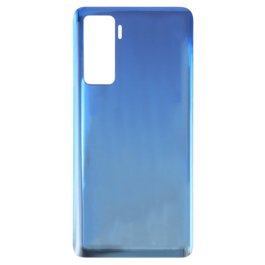For vivo iQOO 5 5G OEM Glass Battery Back Cover(Blue) by buy2fix