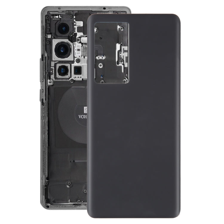 For vivo X70 Pro OEM Glass Battery Back Cover(Black) - Back Cover by buy2fix | Online Shopping UK | buy2fix