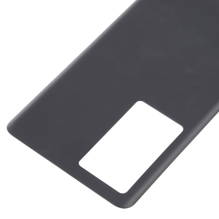 For vivo X70 Pro OEM Glass Battery Back Cover(Black) - Back Cover by buy2fix | Online Shopping UK | buy2fix