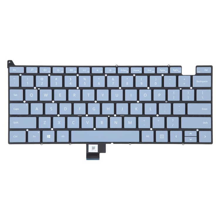 US Version Keyboard without Power Button for Microsoft Surface Laptop Go 1934(Blue) - Replacement Keyboards by buy2fix | Online Shopping UK | buy2fix