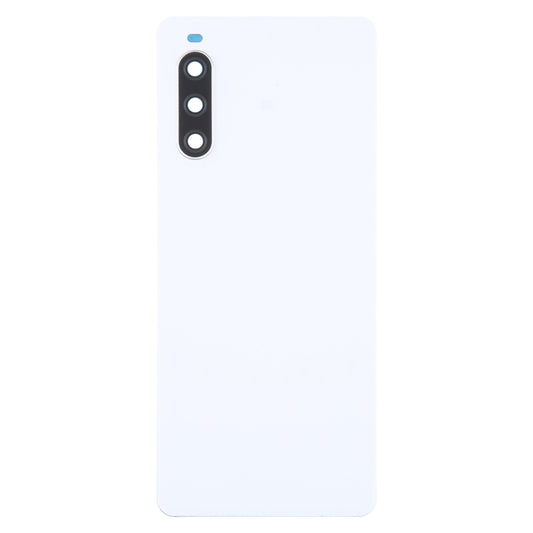 For Sony Xperia 10 IV Original Battery Back Cover(White) - Back Cover by buy2fix | Online Shopping UK | buy2fix
