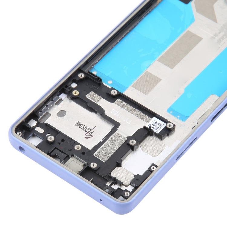 For Sony Xperia 10 IV Original Middle Frame Bezel Plate (Purple) - Frame Bezel Plate by buy2fix | Online Shopping UK | buy2fix