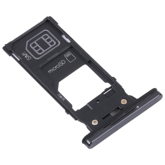 For Sony Xperia XZ2 Premium Original SIM Card Tray + SIM / Micro SD Card Tray (Black) - Card Tray by buy2fix | Online Shopping UK | buy2fix