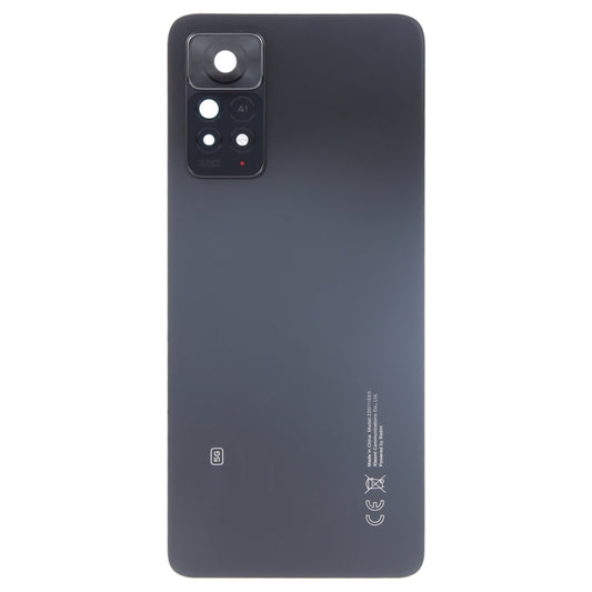 For Xiaomi Redmi Note 11 Pro+ 5G India Original Battery Back Cover with Camera Lens Cover(Black) - Back Cover by buy2fix | Online Shopping UK | buy2fix