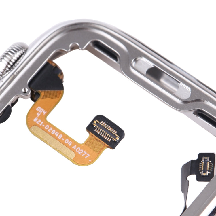 For Apple Watch Series 6 44mm Stainless Steel Middle Frame Bezel Plate with Loudspeaker / Power / Rotating Shaft Flex Cable by buy2fix