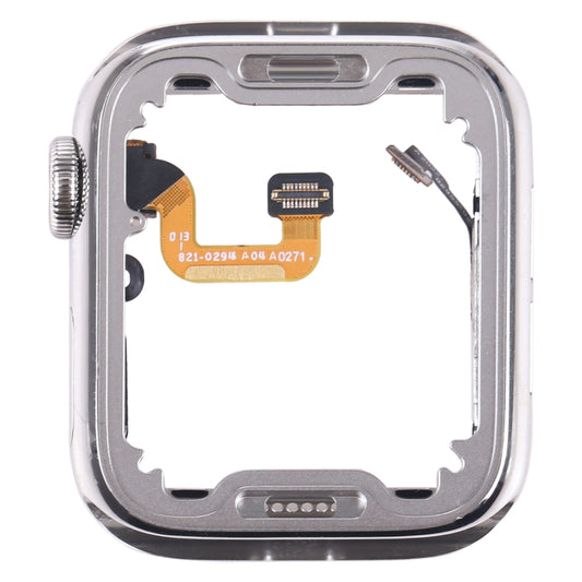 For Apple Watch Series 6 40mm Stainless Steel Middle Frame Bezel Plate with Loudspeaker / Power / Rotating Shaft Flex Cable - Middle Frame by buy2fix | Online Shopping UK | buy2fix
