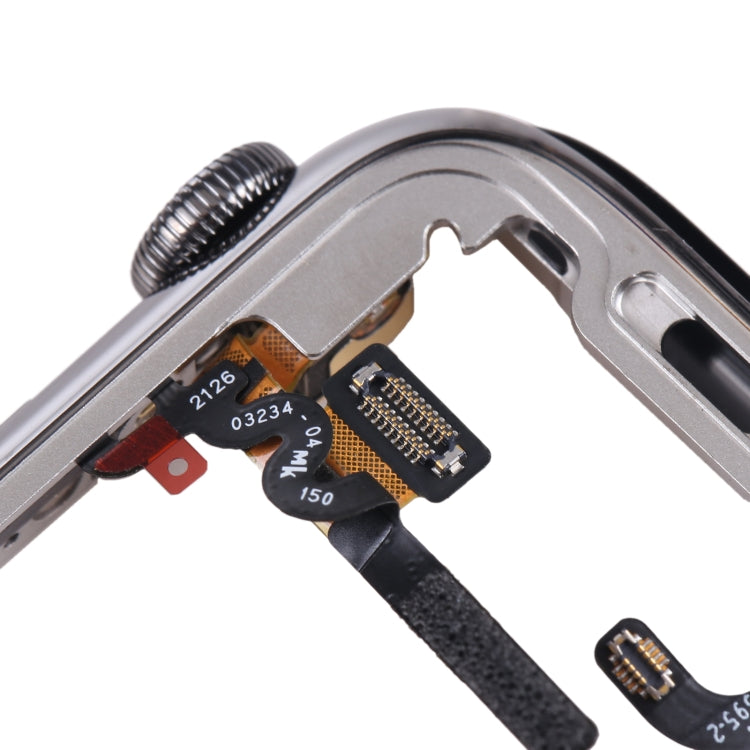 For Apple Watch Series 7 41mm Stainless Steel Middle Frame Bezel Plate with Loudspeaker / Power / Rotating Shaft Flex Cable - Middle Frame by buy2fix | Online Shopping UK | buy2fix
