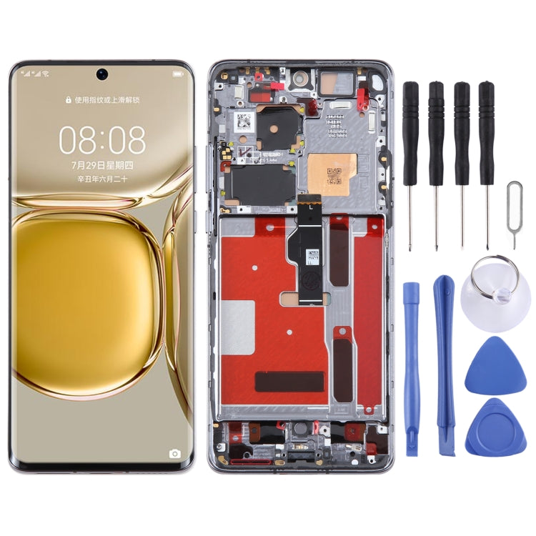 Original LCD Screen For Huawei P50 Pro Digitizer Full Assembly with Frame(Black) - LCD Screen by buy2fix | Online Shopping UK | buy2fix