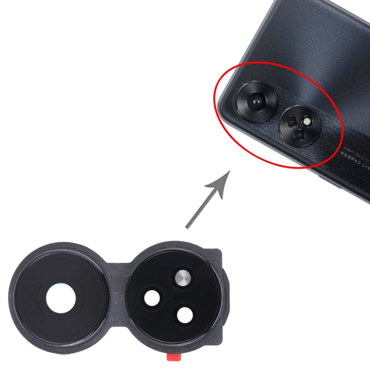 For OPPO Reno8 T 4G Original Camera Lens Cover (Black) by buy2fix