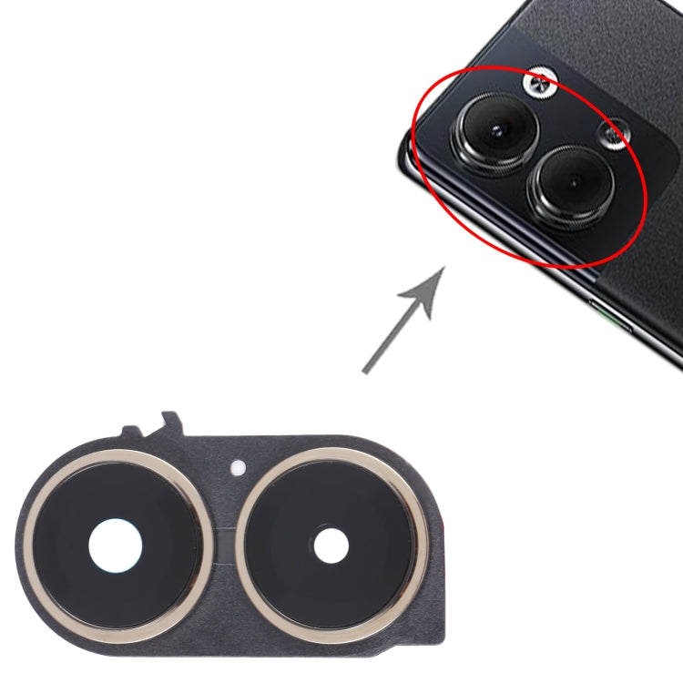For OPPO Reno9 Original Camera Lens Cover (Gold) by buy2fix