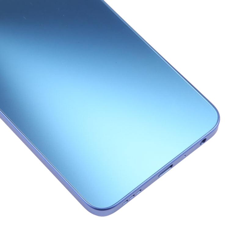 For OPPO A57 5G Original Battery Back Cover with Middle Frame(Blue) - Back Cover by buy2fix | Online Shopping UK | buy2fix