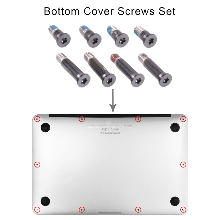Bottom Cover Screws Set for MacBook Pro 14 2021 A2442 / Pro 16 2021 A2485 / Pro 14 2023 A2779 / Pro 16 2023 A2780 (Grey) - Screws by buy2fix | Online Shopping UK | buy2fix