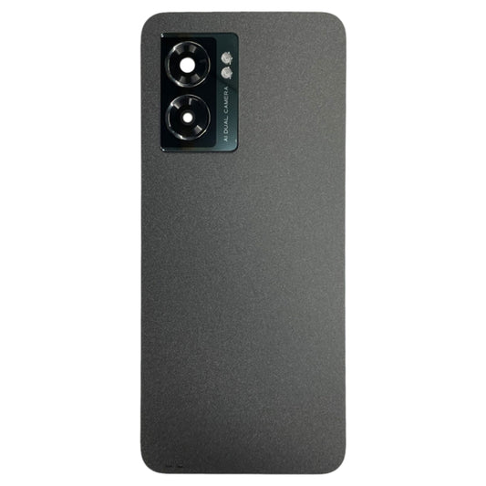 For OnePlus Nord N300 CPH2389 Battery Back Cover with Camera Lens Cover(Black) by buy2fix