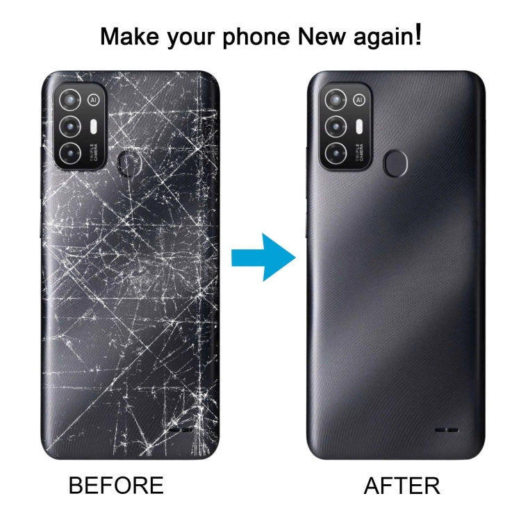 For ZTE Blade A52 Battery Back Cover(Grey) - For ZTE by buy2fix | Online Shopping UK | buy2fix