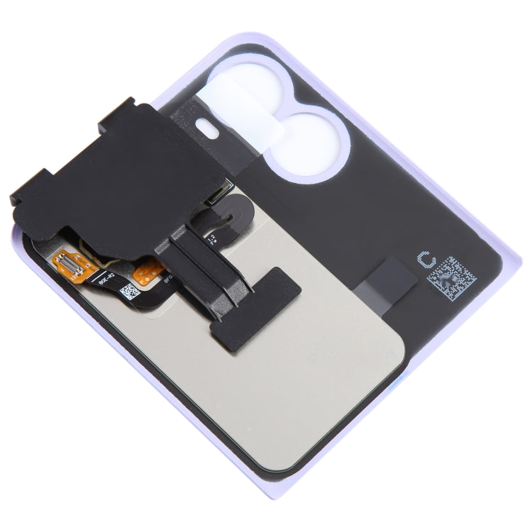Original LCD Secondary Screen for OPPO Find N2 Flip With Digitizer Full Assembly (Purple) - LCD Screen by buy2fix | Online Shopping UK | buy2fix