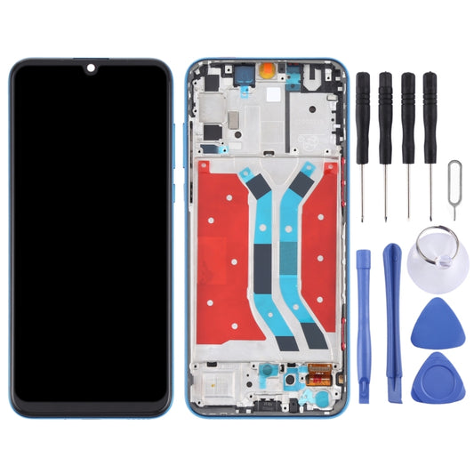 LCD Screen and Digitizer Full Assembly With Frame for Huawei P Smart S (Blue) by buy2fix