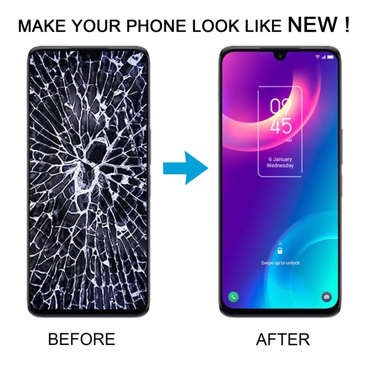 For TCL 30 4G T676H / 30+ 4G T676K T676J LCD Screen and Digitizer Full Assembly with Frame - For TCL by buy2fix | Online Shopping UK | buy2fix
