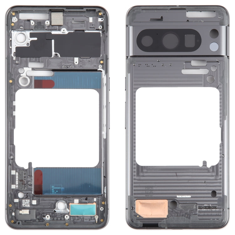 For Google Pixel 8 Pro Original Front Housing LCD Frame Bezel Plate (Black) - Frame Bezel Plate by buy2fix | Online Shopping UK | buy2fix