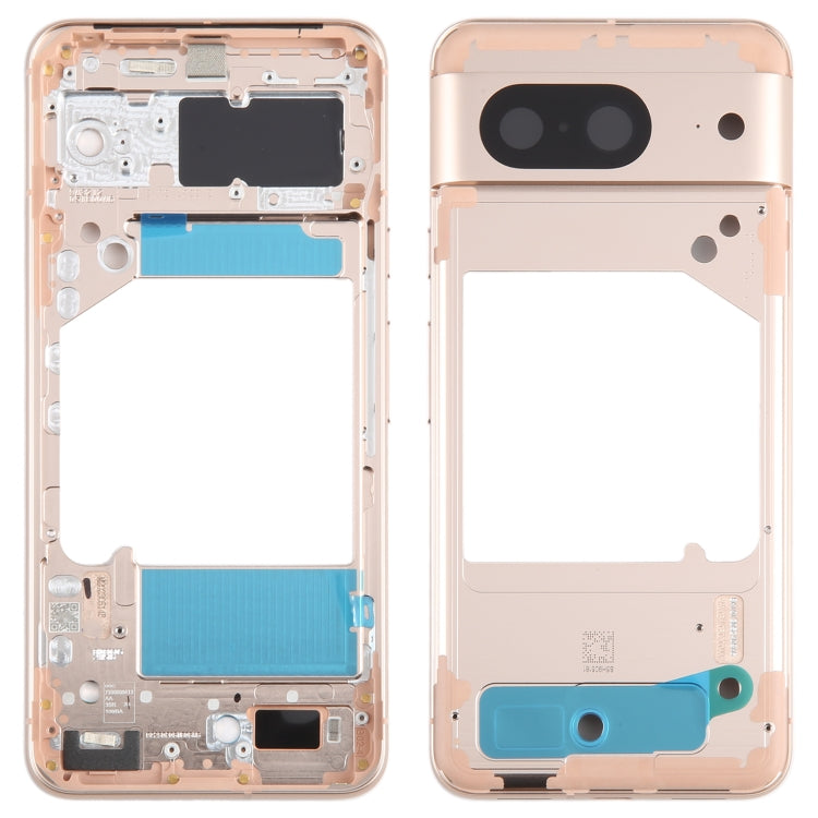 For Google Pixel 8 Original Front Housing LCD Frame Bezel Plate (Gold) - Frame Bezel Plate by buy2fix | Online Shopping UK | buy2fix