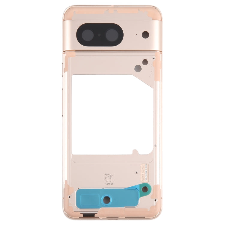 For Google Pixel 8 Original Front Housing LCD Frame Bezel Plate (Gold) - Frame Bezel Plate by buy2fix | Online Shopping UK | buy2fix