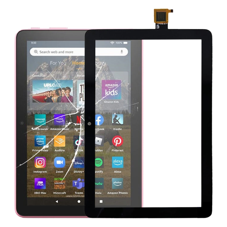 For Amazon Fire HD 8 2022 12th Gen Touch Panel (Black) - For Amazon by buy2fix | Online Shopping UK | buy2fix
