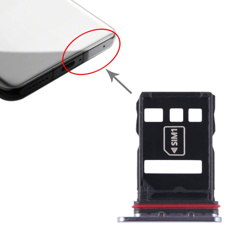 For Huawei P50E SIM + NM Card Tray (Blue) by buy2fix