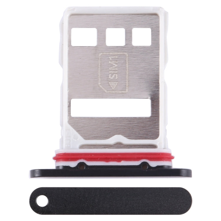 For Huawei Mate 60 SIM + NM Card Tray (Black) - Card Socket by buy2fix | Online Shopping UK | buy2fix