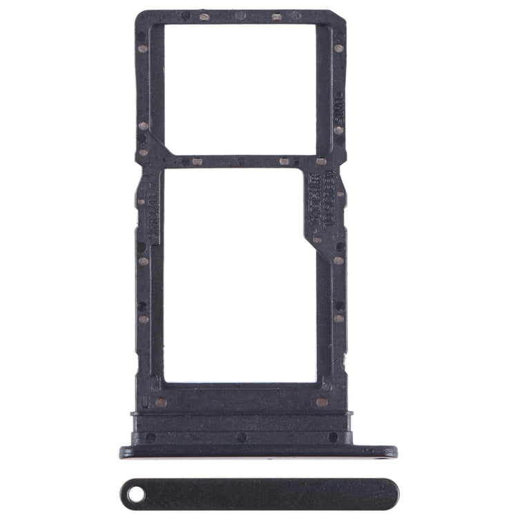 For Huawei Enjoy 30 Plus SIM + SIM / Micro SD Card Tray (Black) - Card Socket by buy2fix | Online Shopping UK | buy2fix