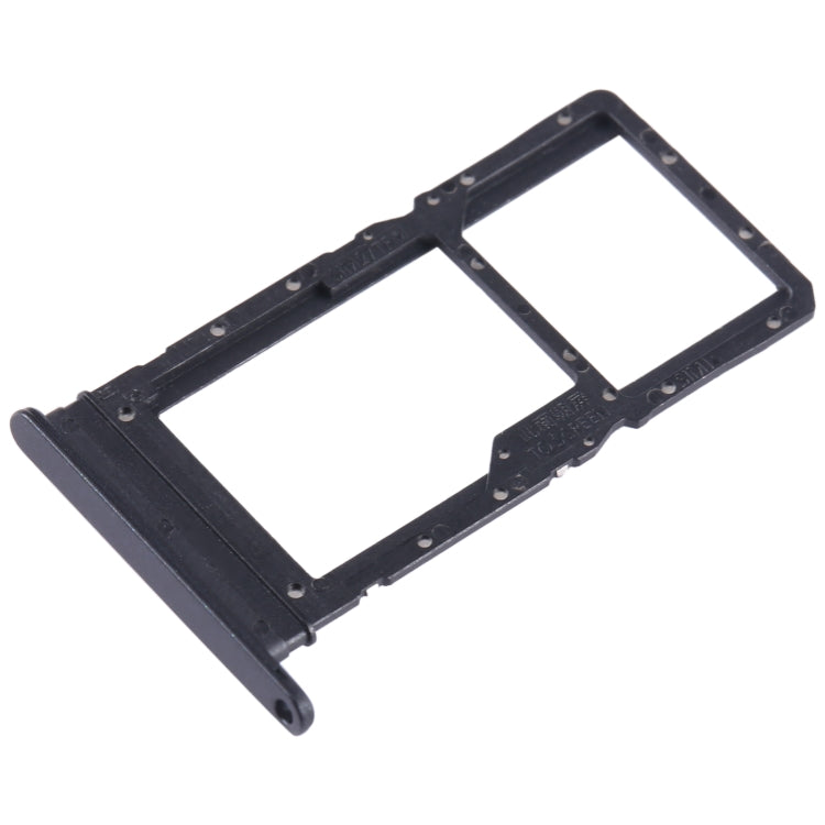 For Huawei Enjoy 30 Plus SIM + SIM / Micro SD Card Tray (Black) - Card Socket by buy2fix | Online Shopping UK | buy2fix
