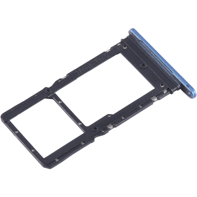 For Huawei Enjoy 30 Plus SIM + SIM / Micro SD Card Tray (Blue) - Card Socket by buy2fix | Online Shopping UK | buy2fix