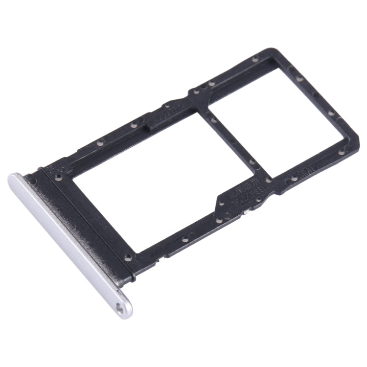 For Huawei Enjoy 30 Plus SIM + SIM / Micro SD Card Tray (Silver) - Card Socket by buy2fix | Online Shopping UK | buy2fix